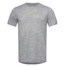 super natural Tshirt Base 140g - Merionwolle - Unterwäsche grau meliert Herren