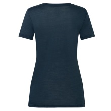 super natural Freizeit-Shirt Bergglück Tee (Merino-Mix) marineblau Damen