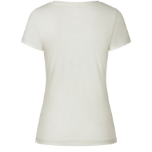 super natural Funktionsunterwäsche Kurzarmshirt V-Neck Sierra 140 Tee (Merino-Mix) weiss Damen