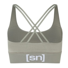 super natural Funktionsunterwäsche Sport-Bra Super Top (angenehmer Tragekomfort) grau Damen