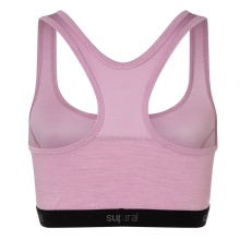 super natural Funktionsunterwäsche Sport-Bra Tundra 220 Semplice (angenehmer Tragekomfort) mauvepink Damen