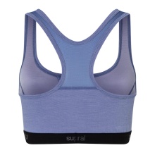 super natural Funktionsunterwäsche Sport-Bra Tundra 220 Semplice (angenehmer Tragekomfort) blau/violett Damen