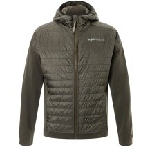 super natural Funktions-Steppjacke Warm Up Aloof Jacket (Merinowolle) braun/grün Herren