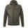 super natural Funktions-Steppjacke Warm Up Aloof Jacket (Merinowolle) braun/grün Herren