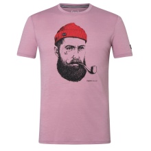 super natural Wander-/Freizeit Tshirt Sailor Tee (Merino-Mix) orchidpink Herren