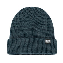 super natural Wintermütze City Beanie (Merinowolle, ideale Thermoregulation) blau - 1 Stück