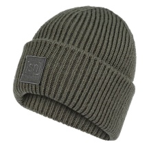 super natural Wintermütze Krissini Beanie (angenehmes Tragegefühl) braungrün Damen - 1 Stück