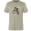 super natural Wander-/Freizeit Tshirt Naked Bear Tee (Merino-Mix) Canteen sagegrün Herren