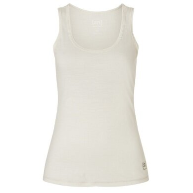 super natural Funktionsunterwäsche Tank-Top Sierra140 (Merino-Mix, leicht, atmungsaktiv) weiss Damen