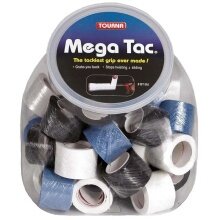 Tourna Overgrip Mega Tac Display weiss/blau/schwarz 36x1er