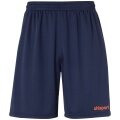 uhlsport Sporthose Short Basic Center kurz marineblau/rot Jungen