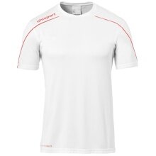 uhlsport Sport-Trikot Stream 22 (100% Polyester) weiss/rot Herren