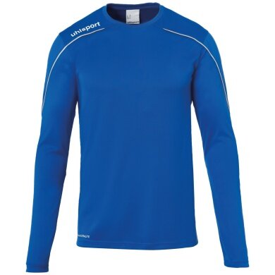 uhlsport Langarmshirt Stream 22 azurblau/weiss Herren