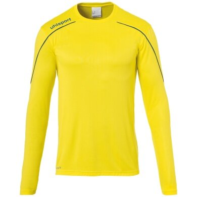 uhlsport Langarmshirt Stream 22 limonengelb/azurblau Kinder