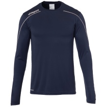 uhlsport Langarmshirt Stream 22 marineblau/weiss Kinder