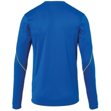 uhlsport Langarmshirt Stream 22 azurblau/limonengelb Herren