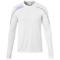 uhlsport Langarmshirt Stream 22 weiss/azurblau Kinder