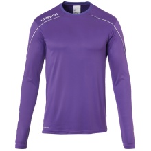 uhlsport Langarmshirt Stream 22 lila/weiss Herren