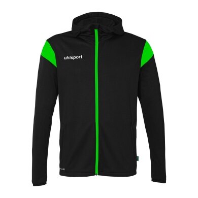 uhlsport Kapuzenjacke Squad 27 Track (Full-Zip) schwarz/grün Herren