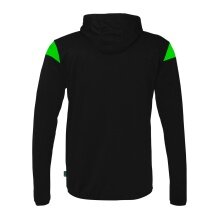 uhlsport Kapuzenjacke Squad 27 Track (Full-Zip) schwarz/grün Herren