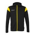 uhlsport Kapuzenjacke Squad 27 Track (Full-Zip) schwarz/gelb Kinder