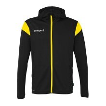 uhlsport Kapuzenjacke Squad 27 Track (Full-Zip) schwarz/gelb Herren