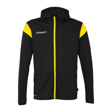 uhlsport Kapuzenjacke Squad 27 Track (Full-Zip) schwarz/gelb Herren