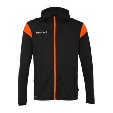 uhlsport Kapuzenjacke Squad 27 Track (Full-Zip) schwarz/orange Herren