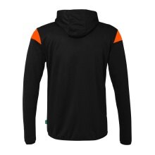 uhlsport Kapuzenjacke Squad 27 Track (Full-Zip) schwarz/orange Kinder