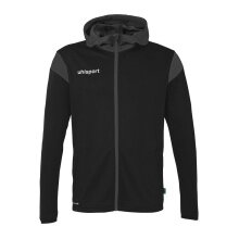 uhlsport Kapuzenjacke Squad 27 Track (Full-Zip) schwarz/anthrazitgrau Herren