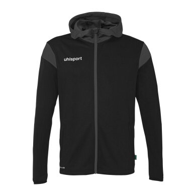 uhlsport Kapuzenjacke Squad 27 Track (Full-Zip) schwarz/anthrazitgrau Herren