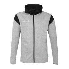 uhlsport Kapuzenjacke Squad 27 Track (Full-Zip) grau/schwarz Herren