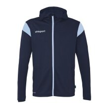 uhlsport Kapuzenjacke Squad 27 Track (Full-Zip) marineblau/skyblau Kinder