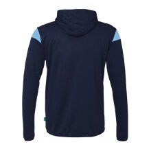 uhlsport Kapuzenjacke Squad 27 Track (Full-Zip) marineblau/skyblau Herren