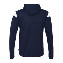 uhlsport Kapuzenjacke Squad 27 Track (Full-Zip) marineblau/weiss Kinder