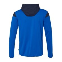 uhlsport Kapuzenjacke Squad 27 Track (Full-Zip) azurblau/marineblau Herren