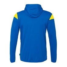 uhlsport Kapuzenjacke Squad 27 Track (Full-Zip) azurblau/gelb Herren