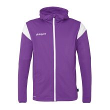 uhlsport Kapuzenjacke Squad 27 Track (Full-Zip) violett/weiss Herren