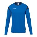 uhlsport Langarmshirt Squad 27 (100% Polyester) azurblau/marineblau Herren