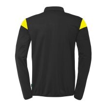 uhlsport Langarmshirt Ziptop Squad 27 (Stehkragen) schwarz/gelb Herren