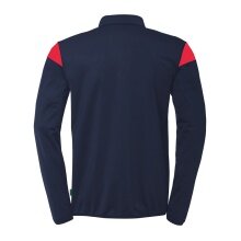 uhlsport Langarmshirt Ziptop Squad 27 (Stehkragen) marineblau/rot Kinder