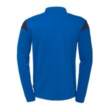 uhlsport Langarmshirt Ziptop Squad 27 (Stehkragen) azurblau/marineblau Herren