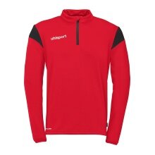 uhlsport Langarmshirt Ziptop Squad 27 (Stehkragen) rot/schwarz Herren