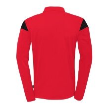 uhlsport Langarmshirt Ziptop Squad 27 (Stehkragen) rot/schwarz Kinder