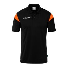 uhlsport Sport-Polo Squad 27 (100% rec. Polyester) schwarz/orange Kinder