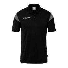 uhlsport Sport-Polo Squad 27 (100% rec. Polyester) schwarz/anthrazitgrau Kinder