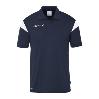 uhlsport Sport-Polo Squad 27 (100% rec. Polyester) marineblau/weiss Kinder