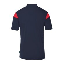 uhlsport Sport-Polo Squad 27 (100% rec. Polyester) marineblau/rot Herren