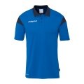 uhlsport Sport-Polo Squad 27 (100% rec. Polyester) azurblau/marineblau Kinder