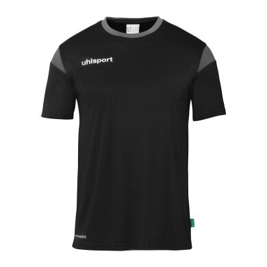 uhlsport Sport-Tshirt Squad 27 (100% Polyester) schwarz/anthrazitgrau Herren